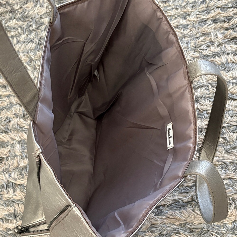 Neiman Marcus Large Tote Bag - Teal, Pink, Gray - Picture 12 of 13